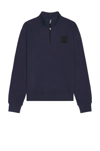 The North Face Box Half Dome 1/4 Zip In Summit Navy