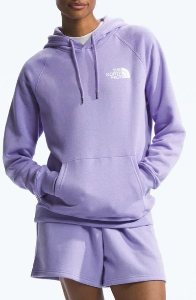 The North Face Box Logo Nse Pullover Hoodie In High Purple