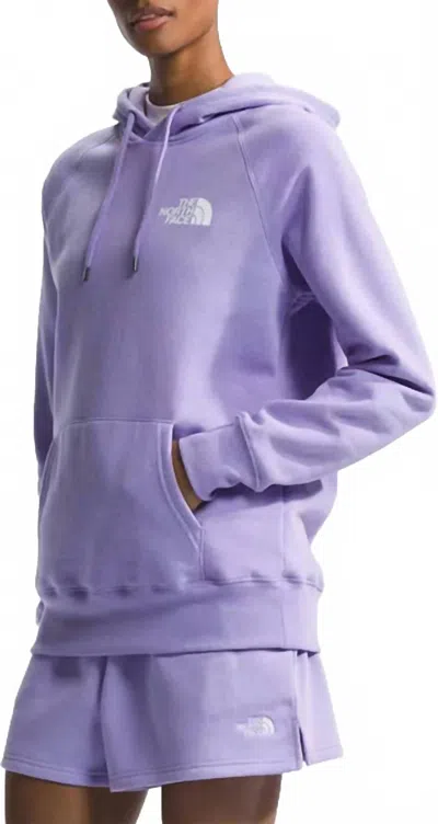 The North Face Box Never Stop Exploring Hoodie In High Purple In Multi