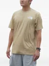 The North Face Box Nse Cotton T-shirt In Neutral