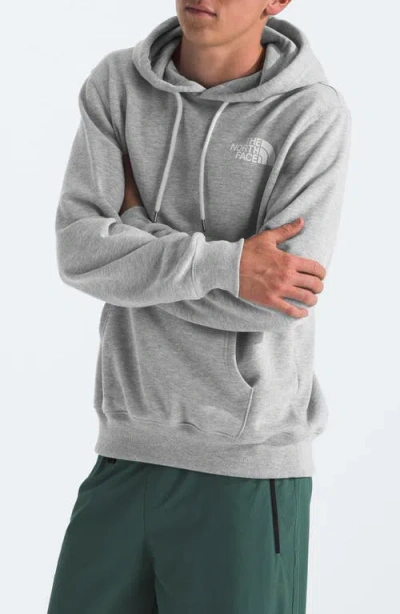 The North Face Box Nse Pullover Hoodie In Light Grey Heather