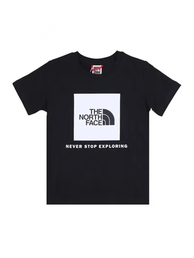 The North Face Box S/s Tee In Black