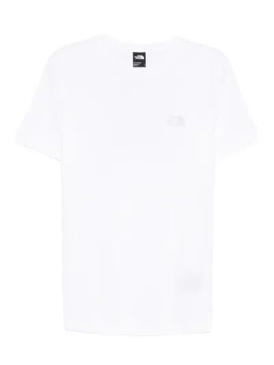 The North Face Boxed-logo Short-sleeved T-shirt In White