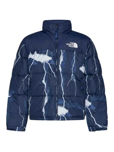 The North Face Boxy Fit Jacket In Dark Blue