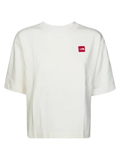 The North Face Boxy T-shirt For Women In Bianco