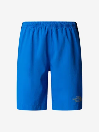 The North Face Kids' Logo-print Shorts In Blue