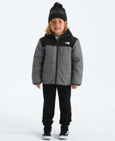 The North Face Kids' Boys 2t-7 Shasta Reversible Hooded Jacket In Gray