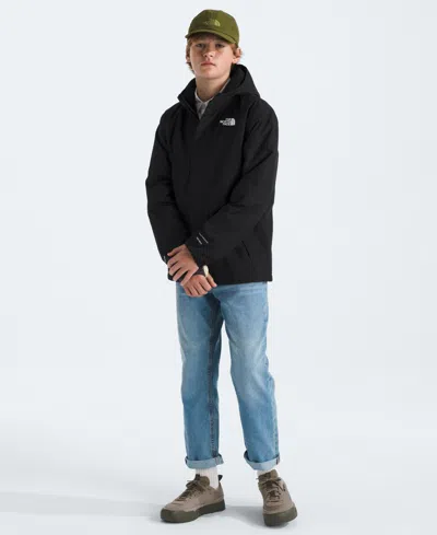 The North Face Kids' Boys 6-16 Warm Antora Rain Zipper Jacket In Black