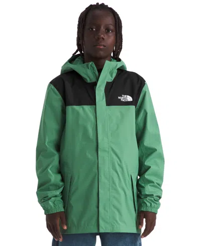 The North Face Kids' Boys' 6-20 Antora Hooded Rain Jacket In Green