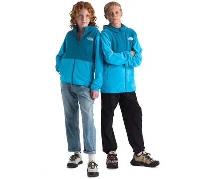 The North Face Kids' Boys' 8-20 Glacier Full Zip Hooded Jacket In Blue