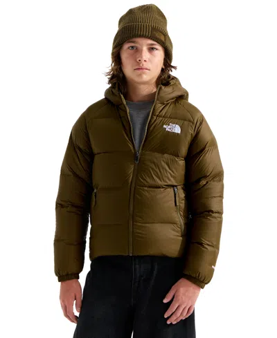 The North Face Kids' Boys' 8-20 Hydrenalite Hooded 600 Fill Down Jacket In Brown
