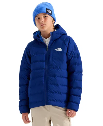 The North Face Kids' Boys' 8-20 Reversible Long-sleeve Hooded Jacket In Blue