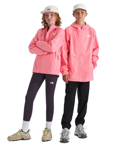The North Face Kids' Boys' And Girls' 7-16 Full Zip Rain Jacket In Pink