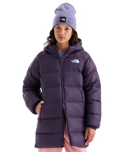 The North Face Kids' Boys' And Girls' 7-20 Hydrenalite Down Hooded Parka Jacket In Blue