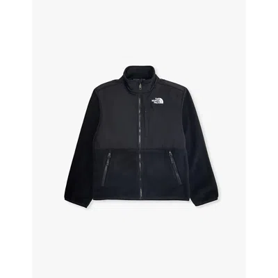 The North Face Boys Black Kids Denali Embroidered Branding Woven Jacket Xs-xxl