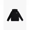 The North Face Boys Black Kids Redbox Branded-print Cotton-blend Jersey Hoody 5-16 Years In Black