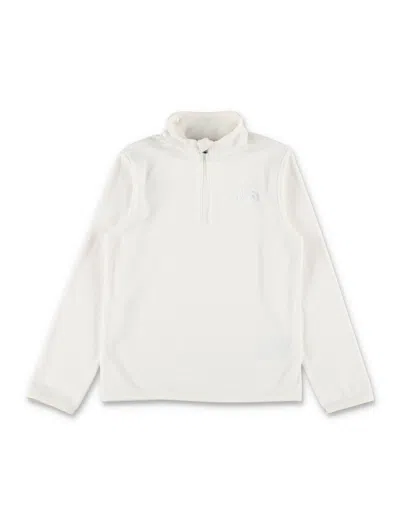 The North Face Boys Fleece Half-zip Pullover In White