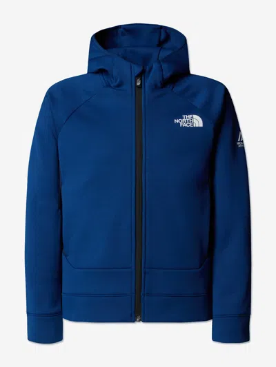 The North Face Kids'  Boys Mountain Athletics Full Zip Hoodie In Blue