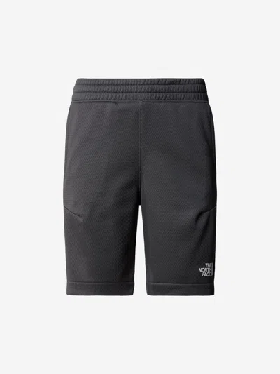 The North Face Kids' Logo-print Track Shorts In Black