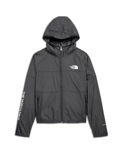 The North Face Kids' Little Boy's & Boy's Never Stop Hooded Windbreaker Jacket In Black