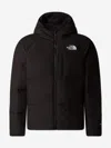 The North Face Boys North Down Hooded Jacket In Black