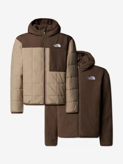 The North Face Kids'  Boys Reversible Shasta Hooded Jacket In Brown