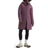 The North Face Aconcagua Water Repellent & Wind Resistant Insulated Parka 3 Durable Water Repellent In Midnight Mauve