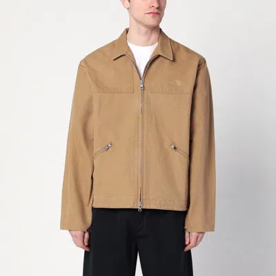 THE NORTH FACE THE NORTH FACE LIGHT BROWN CANVAS CEDAR JACKET