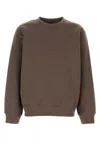 The North Face Scuba Jersey Creweneck Sweatshirt In Smokeybrownheather