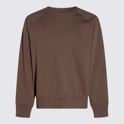 The North Face Rmst Logo Relaxed Sweatshirt In Brown