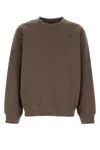 THE NORTH FACE BROWN CREWNECK LOGO SWEATSHIRT