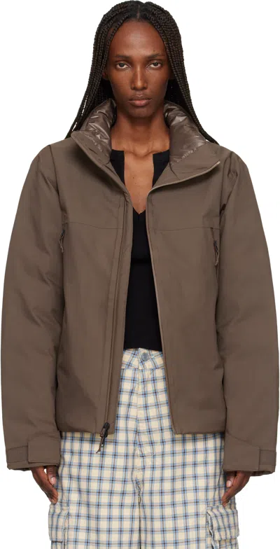 The North Face Brown Mountain Range Down Jacket