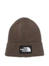 The North Face Brown Ribbed Knit Hat
