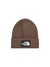 The North Face Brown Tnf Box Logo Beanie