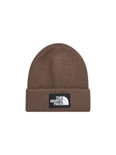 The North Face Brown Tnf Box Logo Beanie