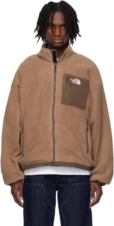 The North Face Brown Yumiori Reversible Jacket In Smkey Brwn/latte 5j8