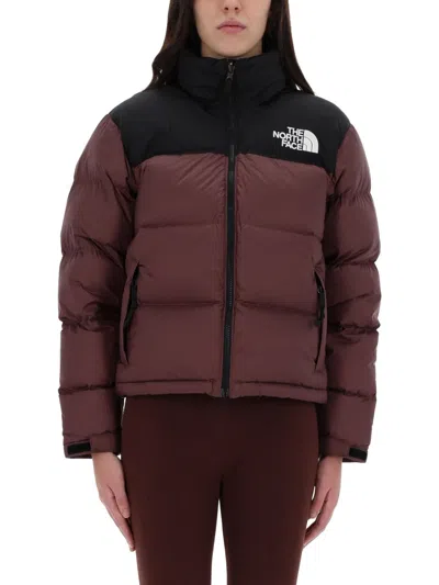The North Face Burgundy Retro Nuptse 1996 Down Jacket In Multi