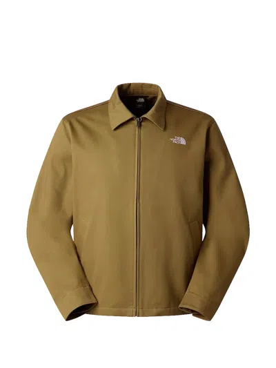 The North Face Button Cotton Jacket In Neutral