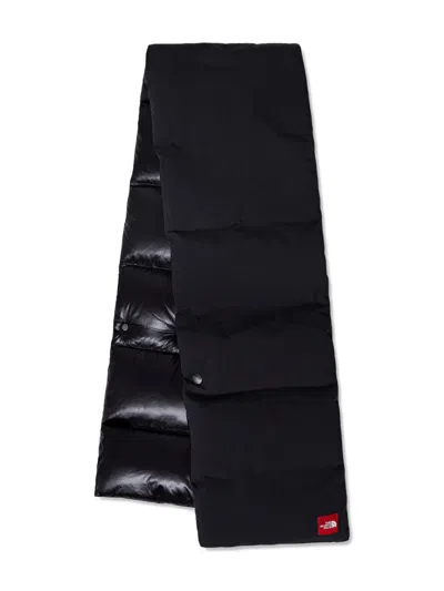 The North Face Button-detail Puffer Scarf In Black