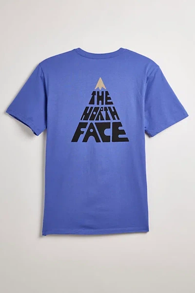 The North Face Cactus Rock Tee In Dopamine Blue, Men's At Urban Outfitters