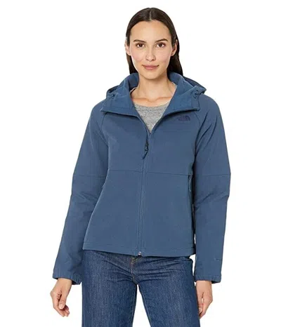 The North Face Camden Nf0a7ukllnl Womens Shady Blue Soft Shell Hoodie 2xl Dtf697