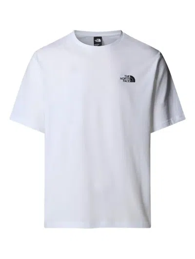 The North Face Man Short Sleeves Simple Dome Tee In White