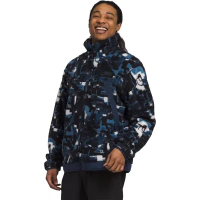 The North Face Campshire Men's Summit Navy Full Zip Fleece Jacket Size Xl Sgn609 In Blue