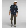 The North Face Campshire Nf0a84hxovp Hoodie Men's Navy Digi Dome Print Clo1061 In Multi