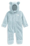 The North Face Campshire Recycled Polyester Fleece Snowsuit In Burgundy