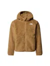 The North Face Campshire Teddy Sweatshirt In Brown