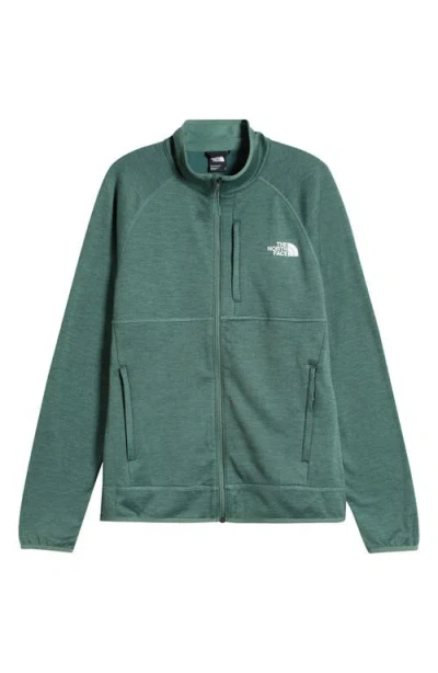 The North Face Canyonlands Full Zip Jacket In Duck Green Heather