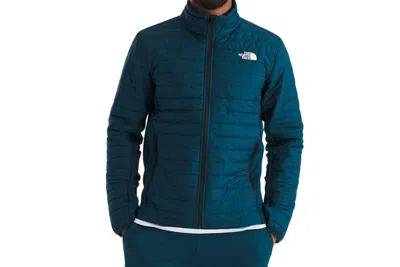 The North Face Canyonlands Hybrid Jacket In Midnight Petrol Blue In Multi