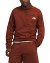 The North Face Canyonlands Men's Brandy Brown Heather Half Zip Jacket Sgn576 In Brown