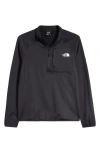 The North Face Canyonlands Quarter Zip Pullover In Tnf Black